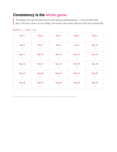 90 Day Craving Tracker