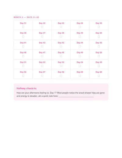 90 Day Craving Tracker