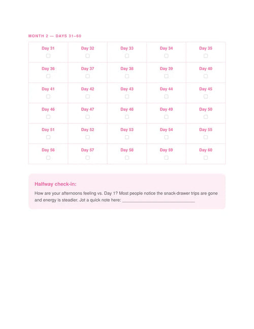 90 Day Craving Tracker