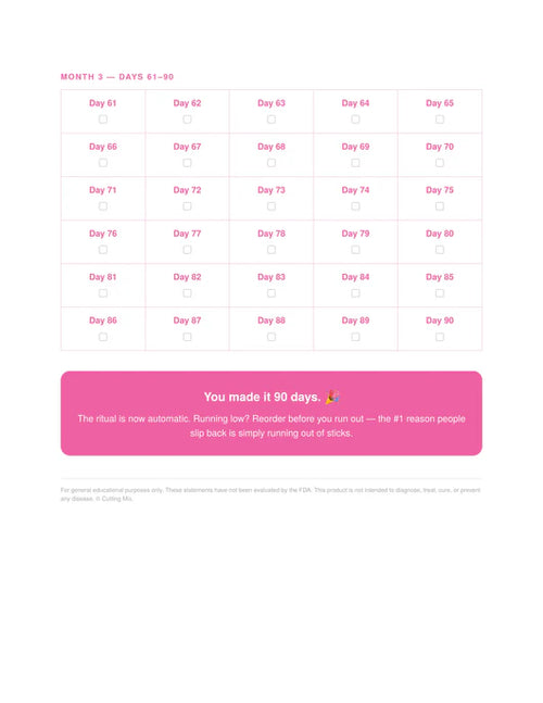 90 Day Craving Tracker