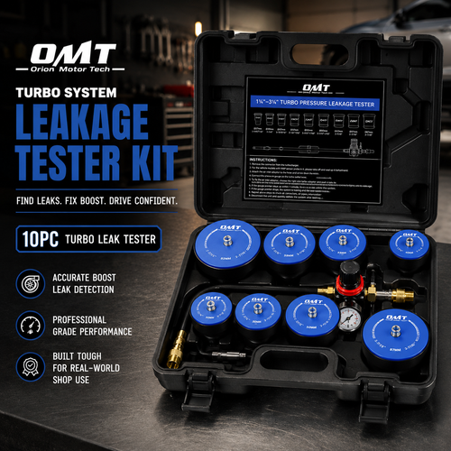 Orion Motor Tech Turbo System Leakage Tester Kit 10pc