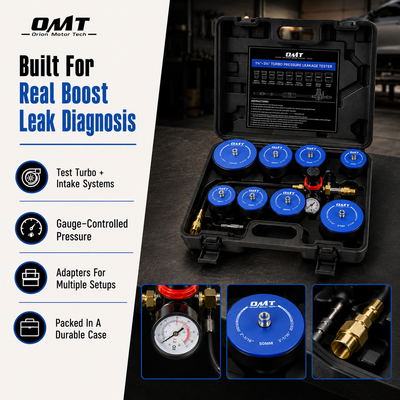 Orion Motor Tech Turbo System Leakage Tester Kit 10pc
