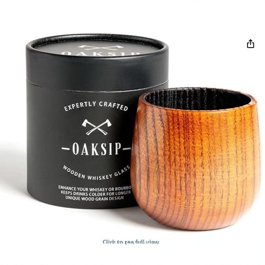 OakSip™ Wooden Whiskey Cup