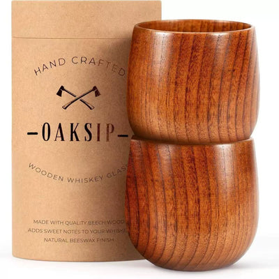 OakSip™ Wooden Whiskey Cup