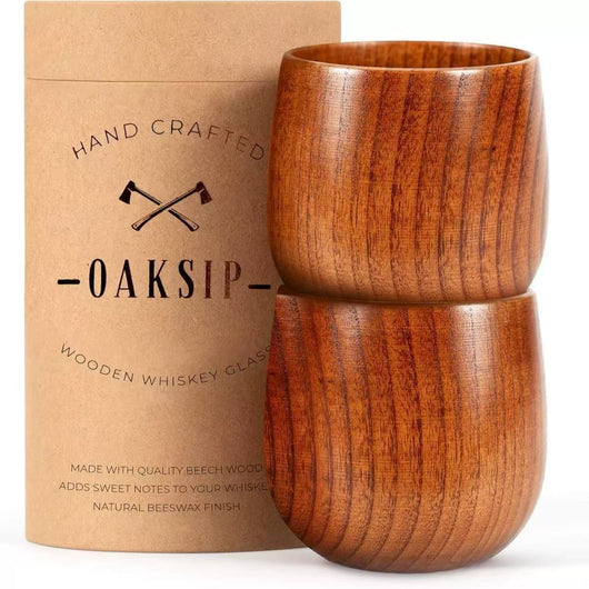OakSip™ Wooden Whiskey Cup